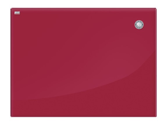 Магнитно-маркерная стеклянная доска 2х3 OFFICE TSZ86 R, 60x80 см, красная в Магадане - изображение