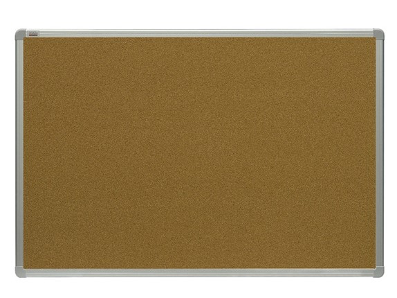 Пробковая доска для объявлений 2х3 OFFICE, TСA129, 90х120 см, алюминиевая рамка в Магадане - изображение