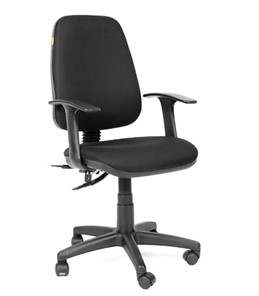 Кресло CHAIRMAN 661 Ткань стандарт 15-21 черная в Магадане - предосмотр