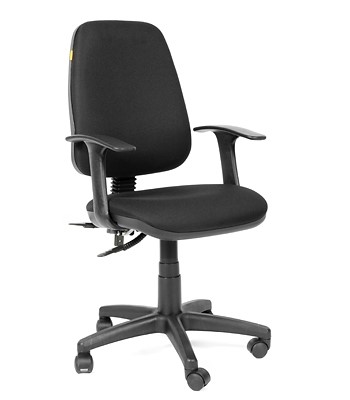 Кресло CHAIRMAN 661 Ткань стандарт 15-21 черная в Магадане - изображение