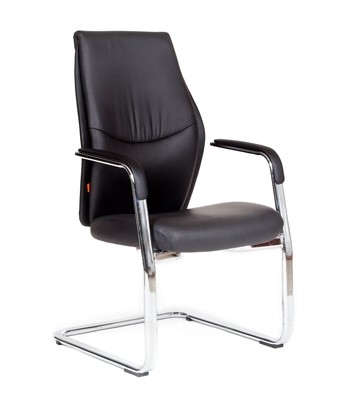 Кресло CHAIRMAN Vista V Экокожа премиум черная в Магадане - изображение