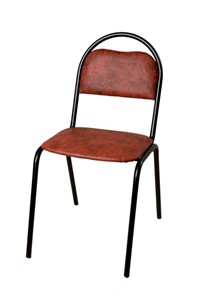 Офисный стул Стандарт СРП-033 Эмаль коричневый кожзам в Магадане